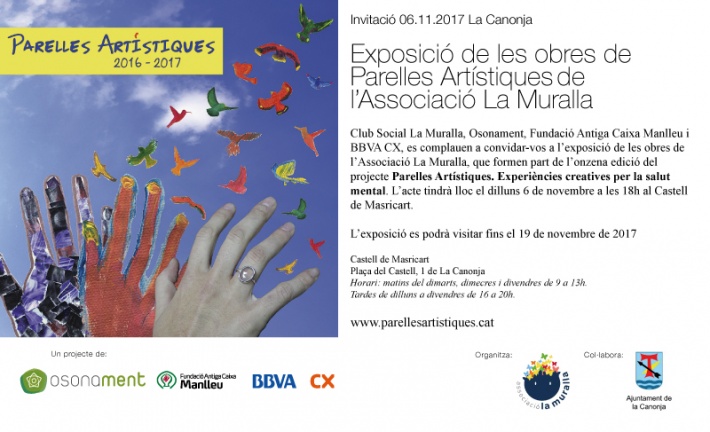 Exposició de les obres de Parelles Artístiques de l'Associació La Muralla