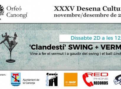 XXXV Desena Cultural. "Clandestí" Swing + Vermut