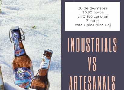 Tast de cerveses. Industrials Vs Artesanals