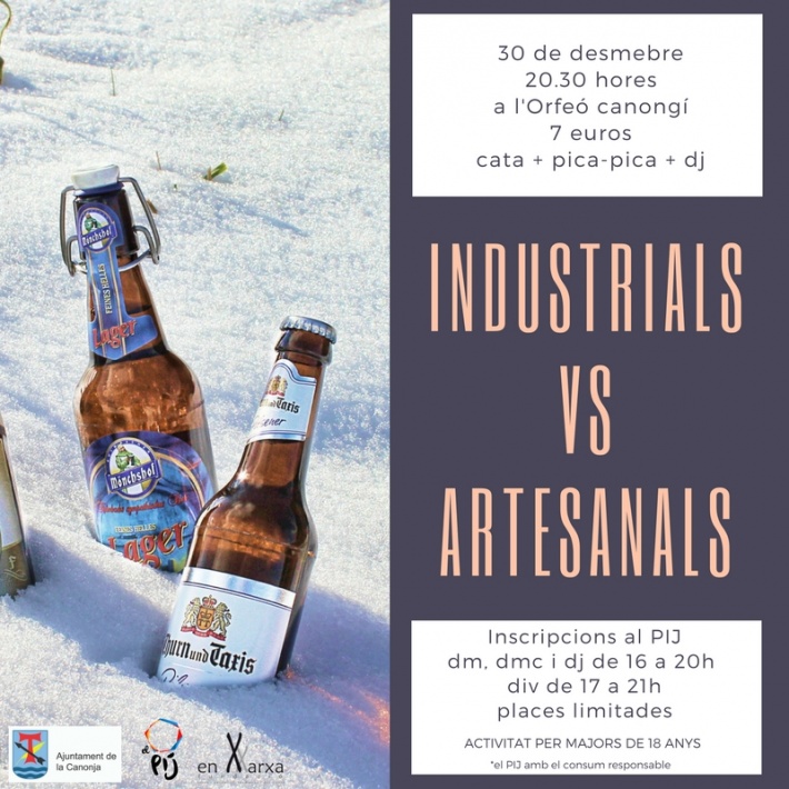 Tast de cerveses. Industrials Vs Artesanals