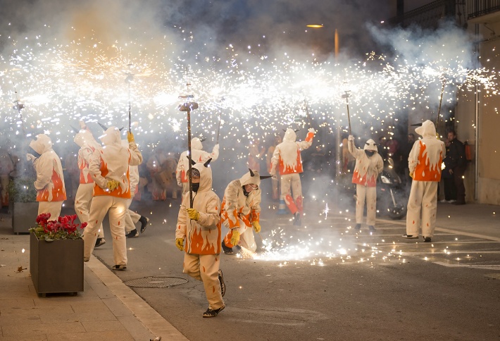 Correfocs infantil dels Diables de la Canonja