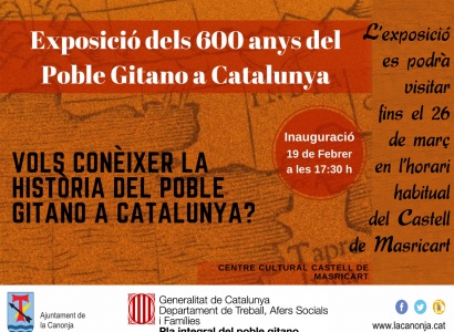 Inauguració de l'exposició dels 600 anys del poble gitano a Catalunya