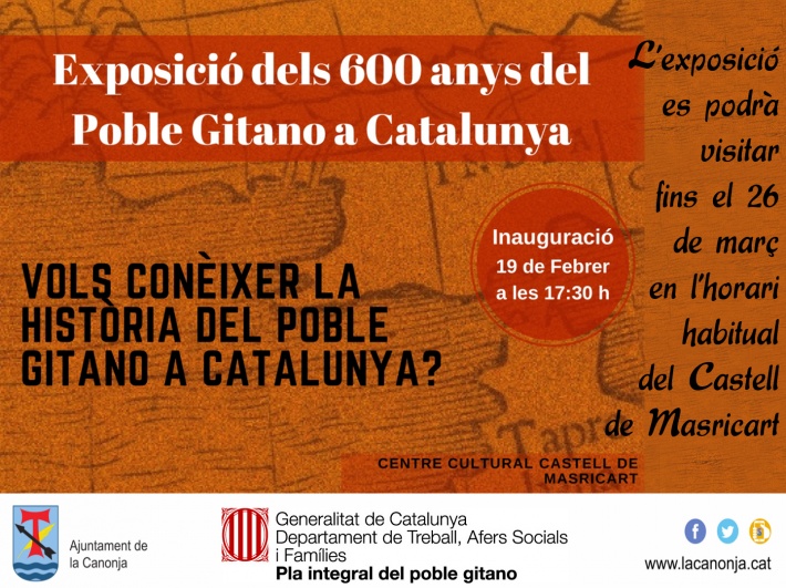 Inauguració de l'exposició dels 600 anys del poble gitano a Catalunya
