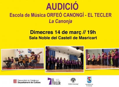 Audició Escola de Música Orfeó Canongí- El Tecler
