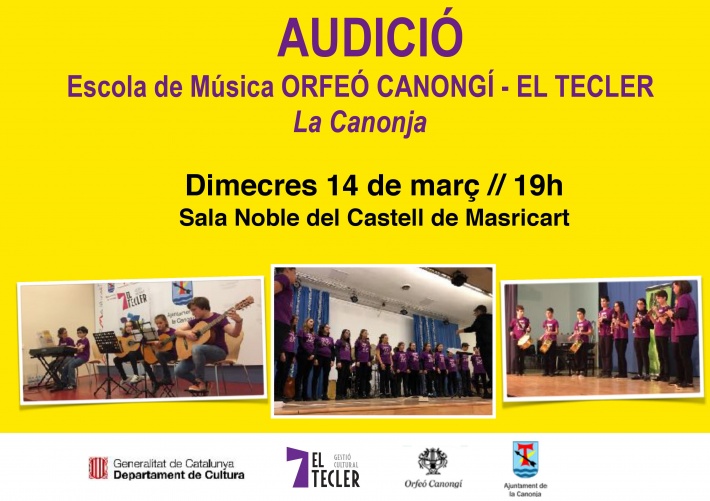 Audició Escola de Música Orfeó Canongí- El Tecler
