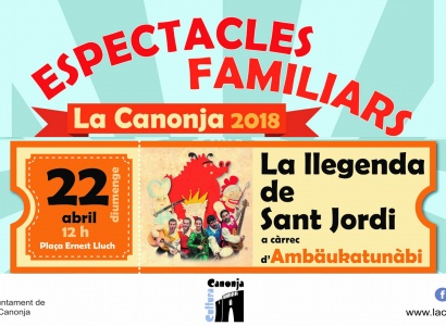 Espectacle familiar: La llegenda de Sant Jordi