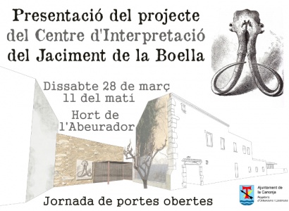 Presentació del projecte del Centre d'Interpretació del Jaciment de la Boella