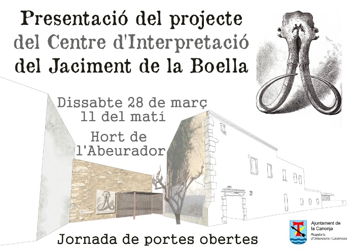 Presentació del projecte del Centre d'Interpretació del Jaciment de la Boella