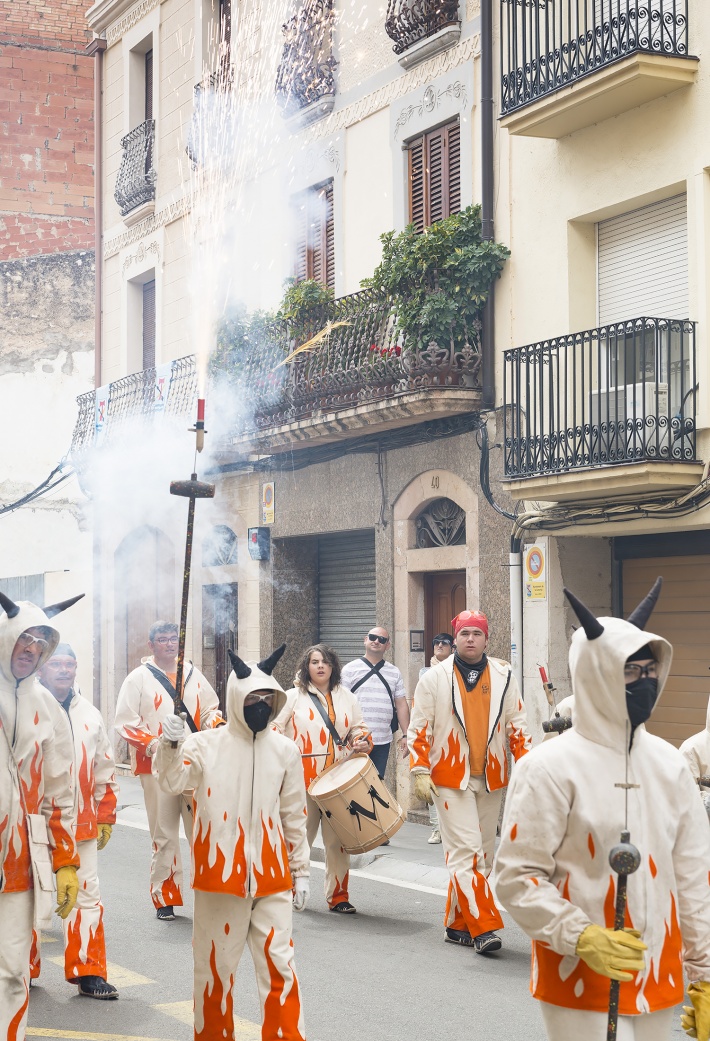 FESTA DE LA MUNICIPALITAT: Correfocs 5è aniversari Diables de la Canonja