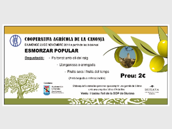 La Cooperativa Agrícola de la Canonja a la Fira de l'Oli DOP Siurana de Reus