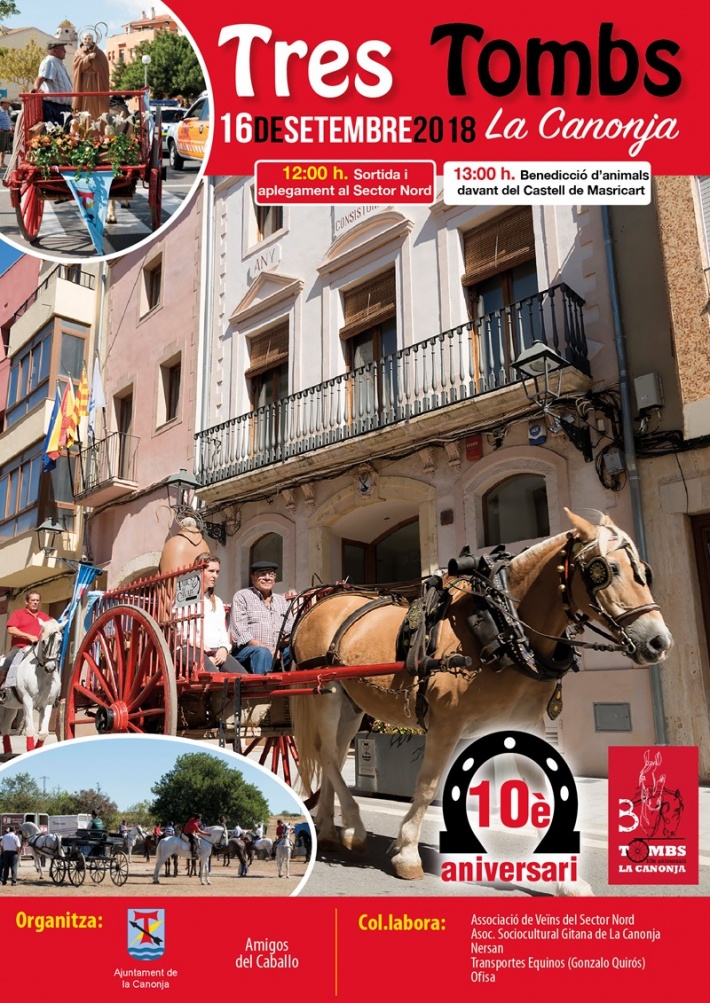 Els Tres Tombs de la Canonja 2018 - 10è aniversari