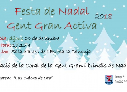 Festa de Nadal de la Gent Gran Activa