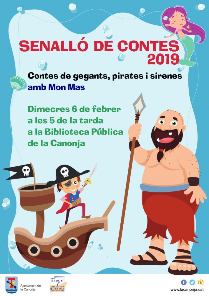 Senalló de Contes: Contes de gegants, pirates i sirenes amb Mon Mas