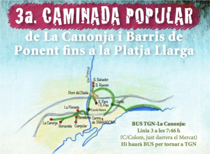 3a caminada popular de la Canonja i Barris de Ponent fins a la Platja Llarga