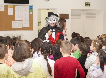 Sa Majestat Carnestoltes visita l’escola