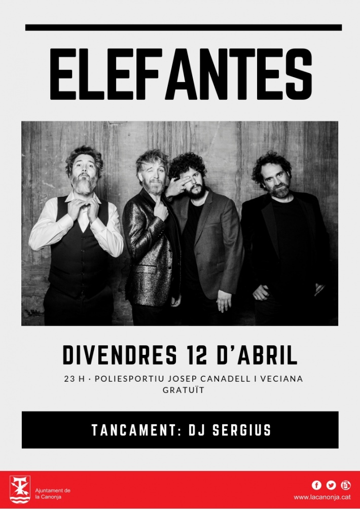 FESTA DE LA MUNICIPALITAT: Concert d'ELEFANTES