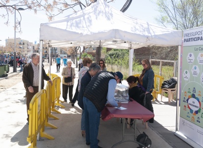 FESTA DE LA MUNICIPALITAT: Carpa de votació dels Pressupostos Participatius