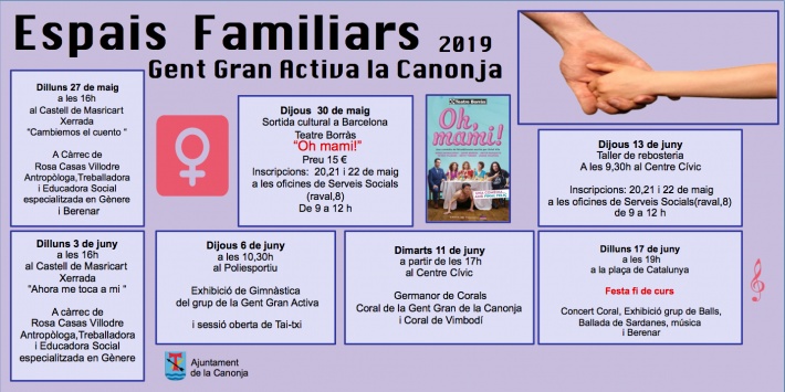 ESPAIS FAMILIARS GENT GRAN ACTIVA: Exhibició de gimnàstica i sessió de Tai-txí