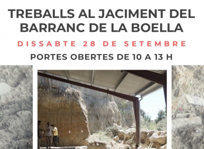 Jornada de portes obertes al Jaciment del Barranc de la Boella