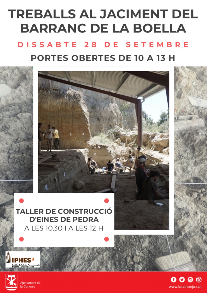 Jornada de portes obertes al Jaciment del Barranc de la Boella