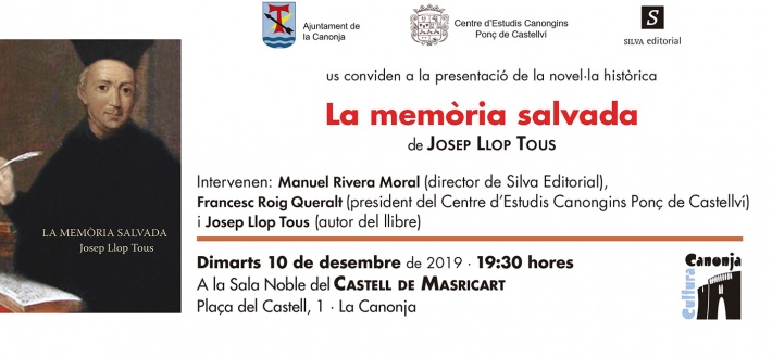 Presentació de la novel·la històrica "La memòria salvada" de Josep Llop Tous