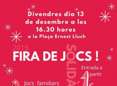 Fira de Jocs Solidària amb la Marató