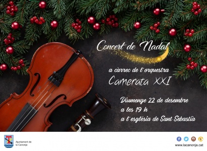 Concert de Nadal amb l'orquestra Camerata XXI