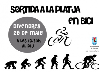 Sortida a la platja en bici