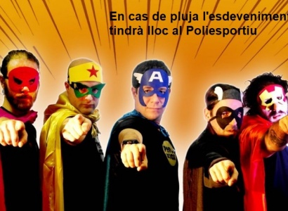 Festa i ball per als més petits amb ELS SUPERHEROIS, amb vermut final