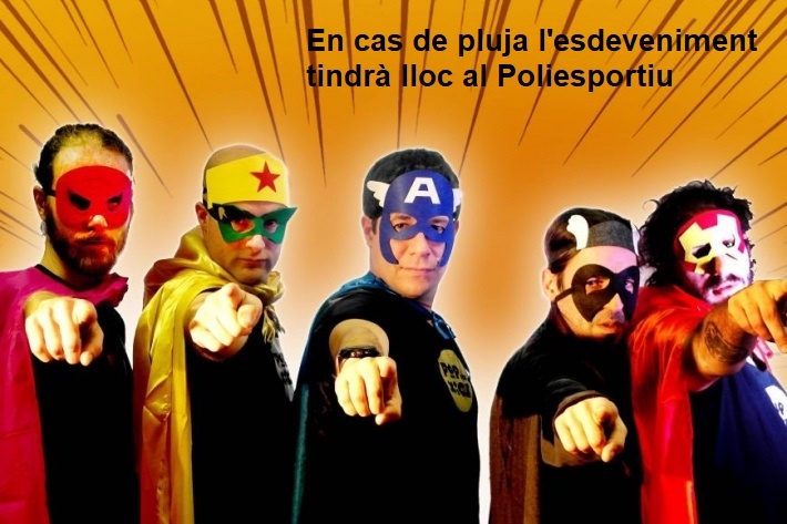 Festa i ball per als més petits amb ELS SUPERHEROIS, amb vermut final