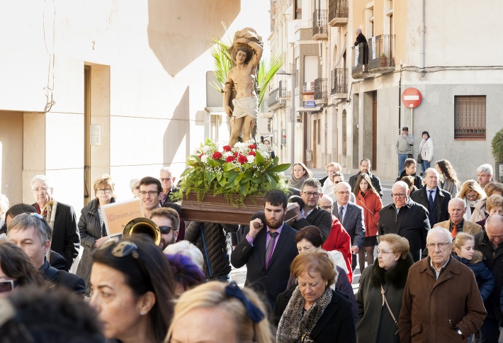 Missa, processó, mostra del seguici i sardanes