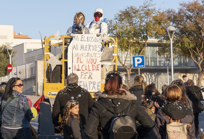 Arribada de Sa majestat Carnestoltes