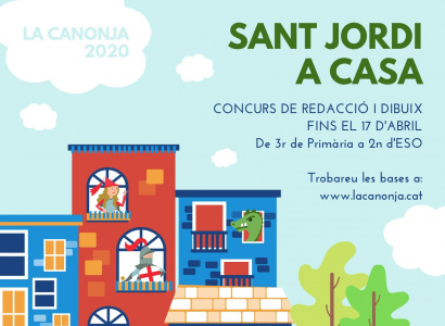 Concurs de redacció i dibuix "Sant Jordi a casa"