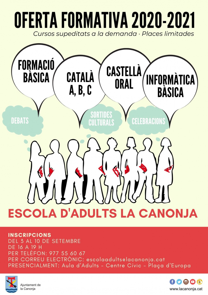 Preinscripcions Escola d'Adults