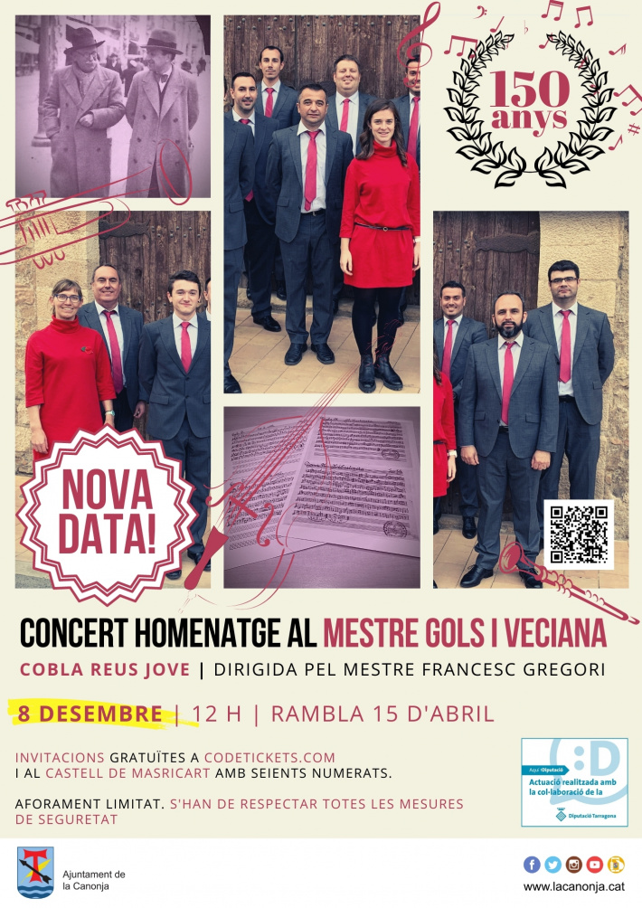 NOVA DATA!: Concert homenatge al Mestre Gols i Veciana