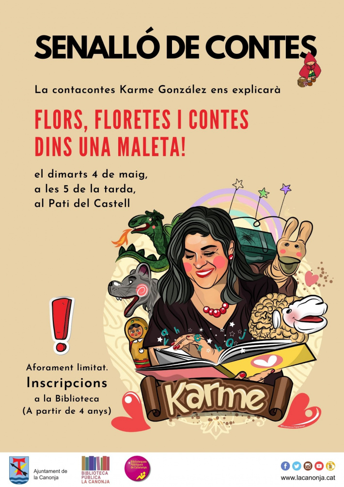 Senalló de Contes: Flors, floretes i contes dins una maleta!