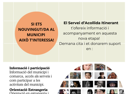Si ets nouvingut/da al municipi això t'interessa!