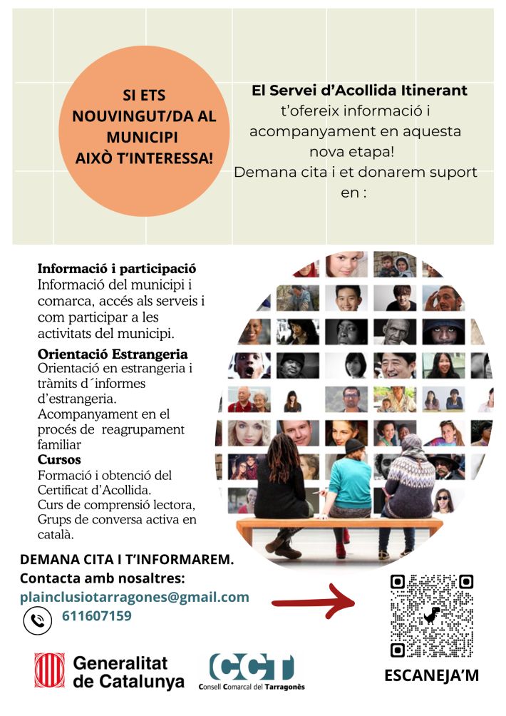 Si ets nouvingut/da al municipi això t'interessa!