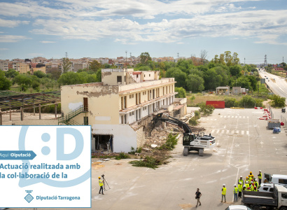 L’edifici Vicente Ferrer ja ha estat enderrocat