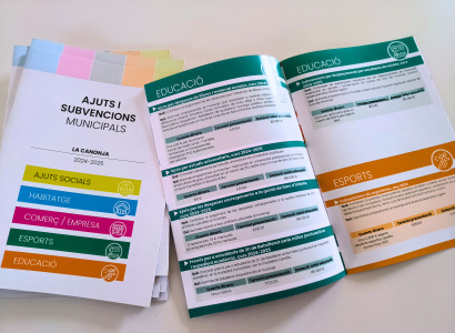 L'Ajuntament reparteix una guia pràctica dels ajuts i subvencions municipals