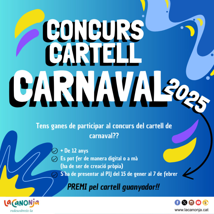 Participa al Concurs del Cartell de Carnaval 2025