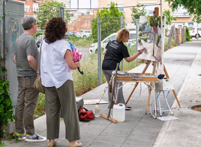 L’art omple els carrers amb el Concurs de Pintura Ràpida
