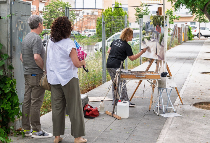 L’art omple els carrers amb el Concurs de Pintura Ràpida