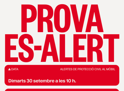 30 de setembre: proves d'alerta al mòbil