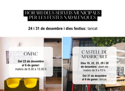 HORARIS DE NADAL SERVEIS MUNICIPALS