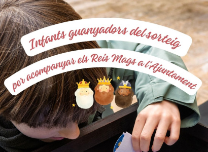 Ja tenim els infants guanyadors del sorteig per acompanyar els Reis Mags a l&rsquo;Ajuntament