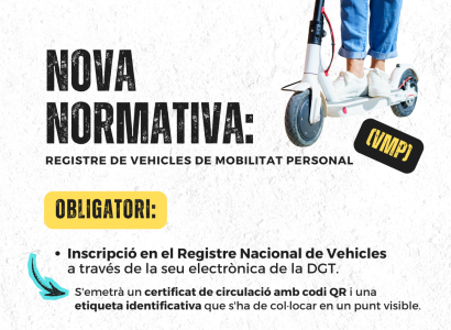 Els patinets el&egrave;ctrics s&rsquo;han d&rsquo;inscriure obligat&ograve;riament al registre de la DGT