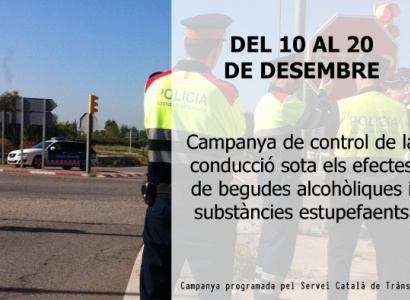 Del 10 al 20 de desembre: Campanya de control i vigilància