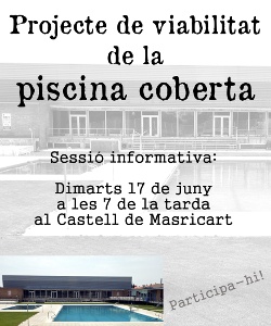 Sessió informativa: Projecte de viabilitat de la piscina coberta