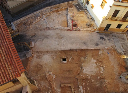 Excavació arqueològica a la Plaça de l'Església
